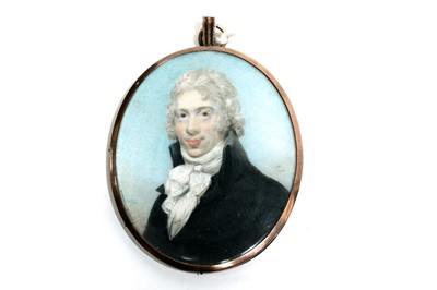 Lot 1028 - Horace Hone ARA - Portrait miniature of a gentleman | portrait miniature