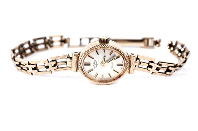 Lot 196 - A Rotary 9ct gold cased lady's cocktail watch