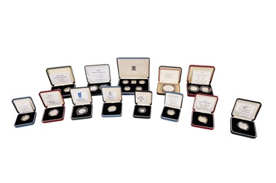 Lot 956 - A selection of silver proof and other silver coins