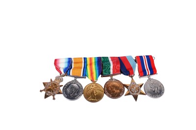 Lot 158 - A group of First and Second World War medals, awarded to George Henry Addison