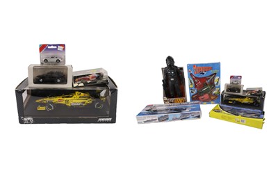 Lot 217 - A collection of various toys including: a Thunderbirds six vehicle super set