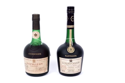 Lot 796 - A bottle of limited edition Courvoisier Napoleon Cognac; a bottle of Napoleon Courvoisier Cognac