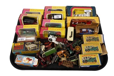 Lot 156 - A selection of Matchbox and other diecast model vehicles