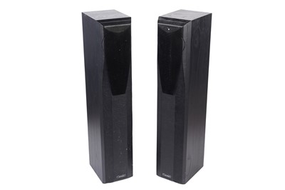 Lot 313 - A pair of Mission 773 floor standing speakers; and 2-Core Puresonic speaker cable