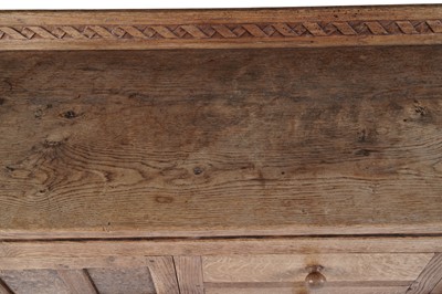 Lot 1426 - Robert ‘Mouseman’ Thompson of Kilburn: a rare oak and burr oak sideboard