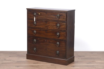 Lot 132 - A 19th Century mahogany chest of drawers