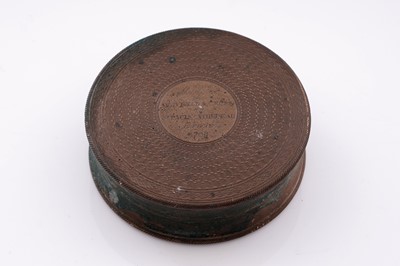 Lot 290 - An early 19th Century bronze alloy snuff box