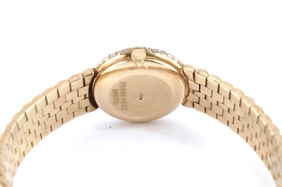 Lot 750 - Paul Laurin: an 18ct yellow gold and diamond cocktail watch