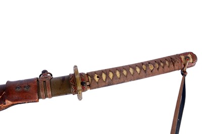 Lot 132 - A Second World War Japanese Officer's katana