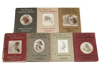 Lot 1033 - ﻿A collection of early Beatrix Potter works published by F. Warne & Co.