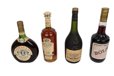 Lot 805 - A collection of brandy and cognacs