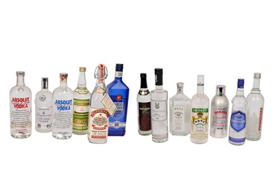 Lot 810 - A collection of vodka