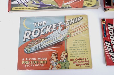 Lot 295 - Vintage British Sci-Fi annuals and comics; together with press-out flying models