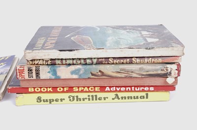 Lot 295 - Vintage British Sci-Fi annuals and comics; together with press-out flying models