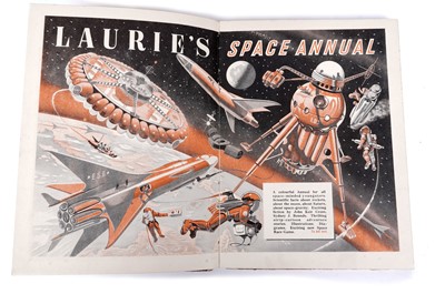 Lot 295 - Vintage British Sci-Fi annuals and comics; together with press-out flying models