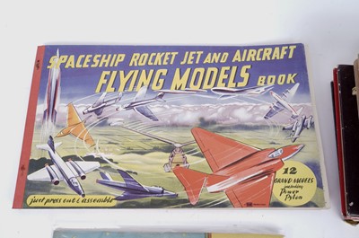 Lot 295 - Vintage British Sci-Fi annuals and comics; together with press-out flying models