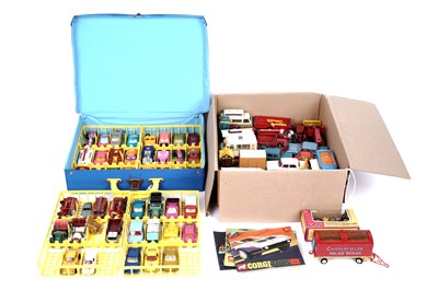 Lot 192 - A selection of mostly un-boxed diecast model vehicles; and boxed Models of Yesteryear 1911 Daimler