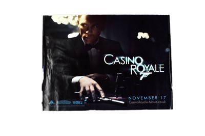 Lot 993 - James Bond 007 - Casino Royale vinyl one sheet banner poster