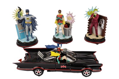 Lot 347 - A collection of four boxed Bradford Exchange Batman dioramas