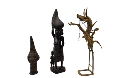 Lot 306 - Three African figures