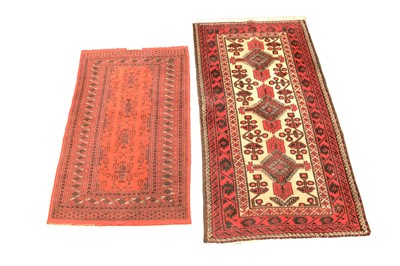 Lot 149 - A Caucasian Afghan rug; and a Caucasian Turkman rug