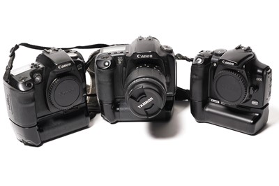 Lot 848 - Three Canon digital SLR cameras