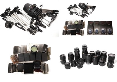 Lot 263 - Sundry camera lenses and photographic accessories