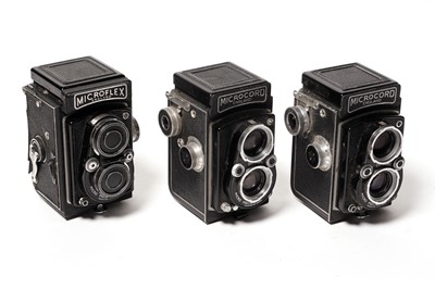 Lot 871 - Microcord and Microflex TLR cameras