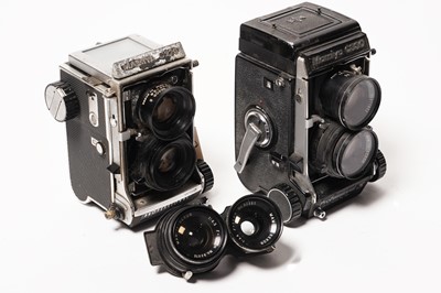 Lot 872 - Mamiya TLR cameras