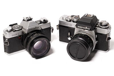 Lot 883 - Minolta SLR cameras