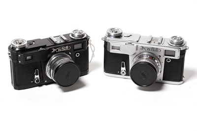 Lot 892 - Kiev rangefinder cameras