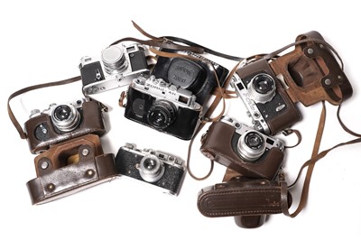 Lot 893 - Russian rangefinder cameras