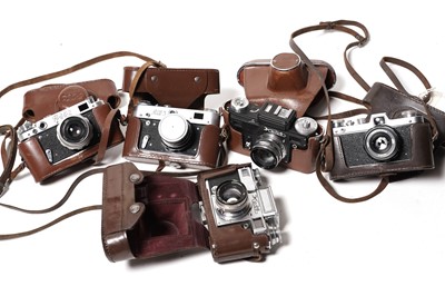 Lot 894 - Russian cameras