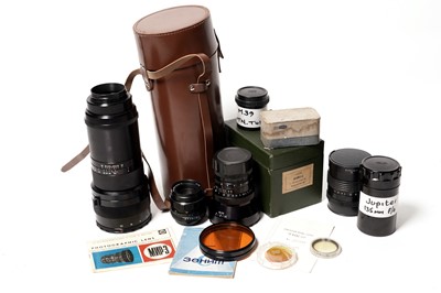 Lot 896 - A collection of Russian lenses