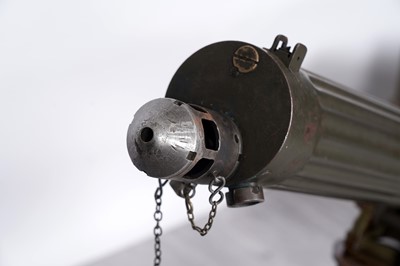 Lot 537 - A deactivated Vickers .303cal Heavy Machine Gun with tripod and travel cases