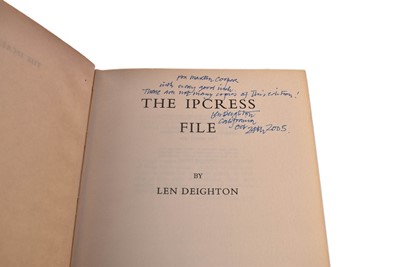 Lot 1337 - Four Len Deighton first edition novels, one signed