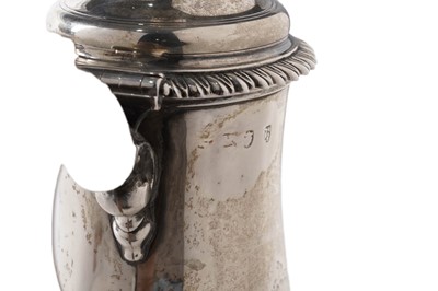 Lot 167 - A George III silver coffee pot