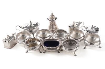 Lot 425 - Silver condiments