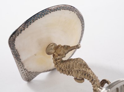 Lot 1 - A pair of Elizabeth II silver and parcel gilt tazzae; and two dishes
