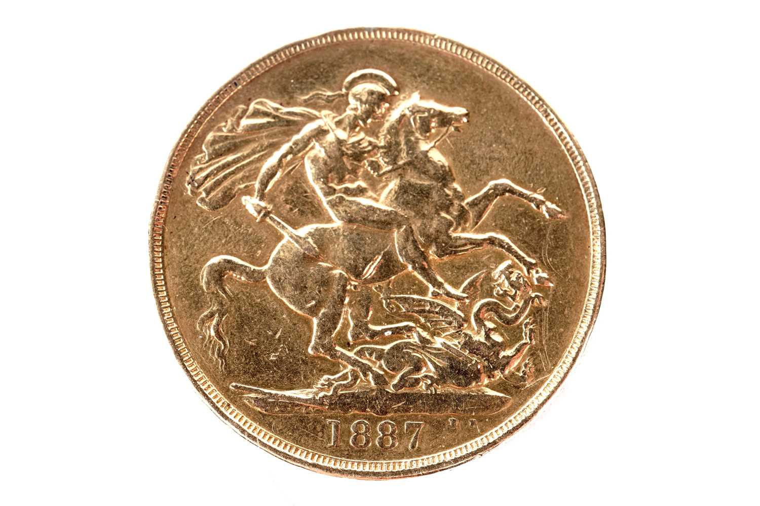 Lot 304 - A Queen Victoria gold double sovereign 1887