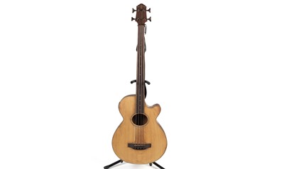 Lot 202 - A Crafter electro-acoustic bass guitar