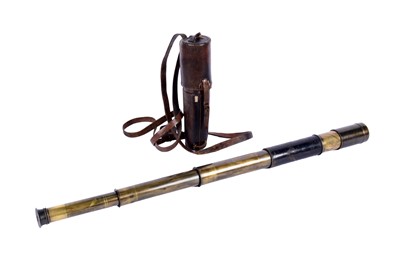 Lot 222 - An early 19th Century brass telescope