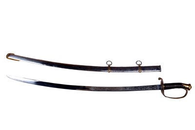 Lot 49 - An American 1850 model style Staff and Field Officer's sword