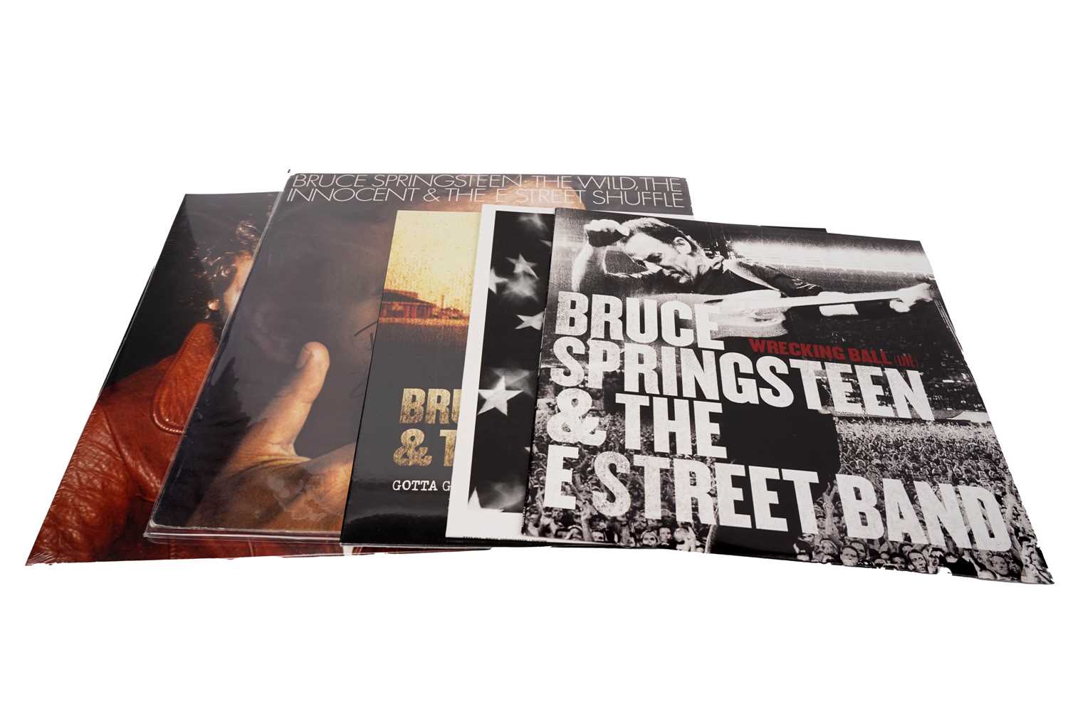 Lot 494 - A signed copy of Bruce Springsteen - The Wild, The Innocent & The E Street Shuffle; and others