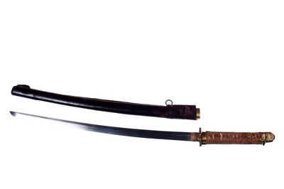 Lot 86 - A Second World War period Japanese Military katana