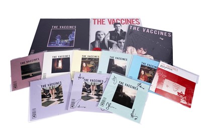 Lot 511 - Twelve records including signed copies by British Indie-Rock band 'The Vaccines'