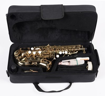 Lot 21 - A Rosetti curved soprano saxophone