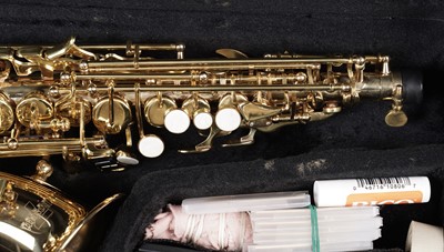 Lot 21 - A Rosetti curved soprano saxophone