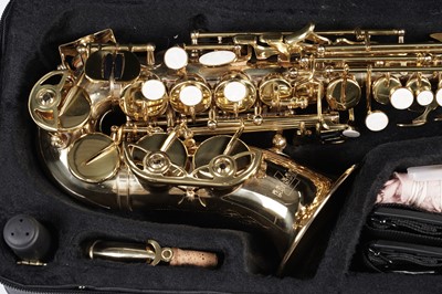 Lot 21 - A Rosetti curved soprano saxophone