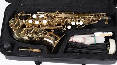 Lot 21 - A Rosetti curved soprano saxophone